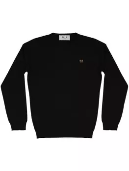 PELO FOUNDATION джемпер с аппликацией в виде собаки, черный