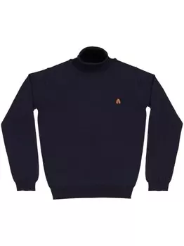 PELO FOUNDATION джемпер с аппликацией в виде собаки, синий