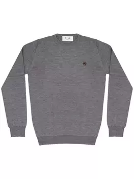 PELO FOUNDATION джемпер с аппликацией в виде собаки, серый