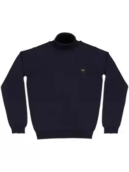 PELO FOUNDATION джемпер с аппликацией в виде собаки, синий