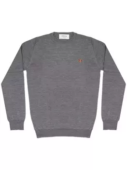 PELO FOUNDATION джемпер с аппликацией в виде собаки, серый