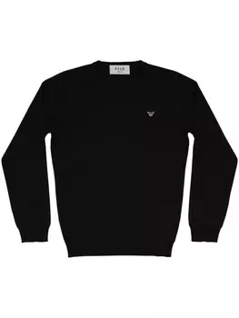 PELO FOUNDATION джемпер с аппликацией в виде собаки, черный