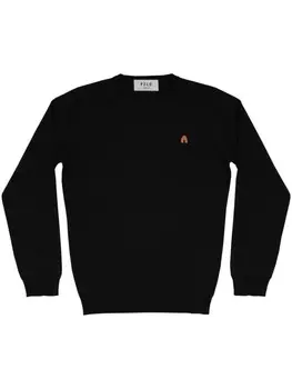 PELO FOUNDATION джемпер с аппликацией в виде собаки, черный