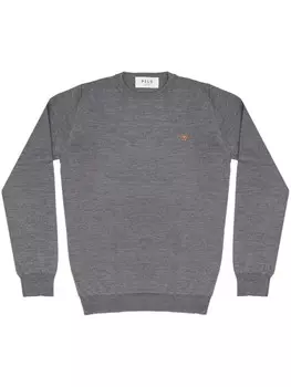 PELO FOUNDATION джемпер с нашивкой Чихуахуа, серый