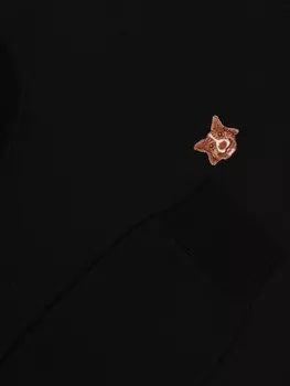 PELO FOUNDATION джемпер с заплаткой Mongrel, черный