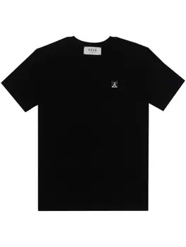 PELO FOUNDATION футболка с аппликацией собаки, черный