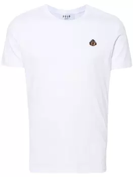 PELO FOUNDATION футболка с нашивкой, белый