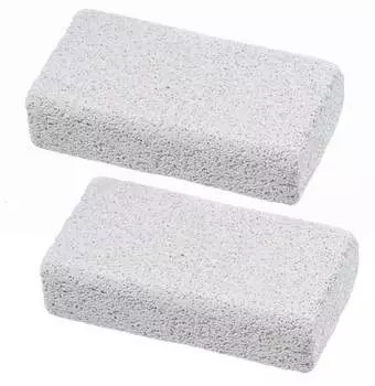 Пемза для пяток, ног, рук, Натуральная пемза, Sharp White, 2 шт., DecorTrend