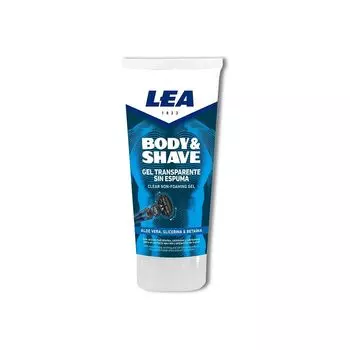 Пена для бритья Body & shave gel de afeitar sin espuma Lea, 175 мл