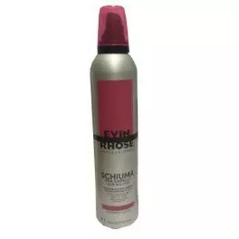 Пена для укладки вьющихся волос сильной фиксации Curly Defined Strong Hold Foam 300 мл с провитамином B5 и льняным семенем Evin Rhose