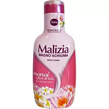 Пена для ванны Monoi & Lotusflower 1000мл, Malizia