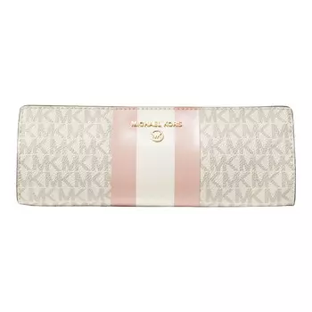 Пенал Michael Michael Kors Small Logo Stripe, белый