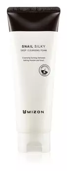 Пенка для глубокого очищения с экстрактом слизи улитки Mizon Snail Silky