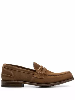 Пенни-лоферы с декоративной строчкой Premiata, коричневый