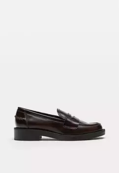 Пенни лоферы Stradivarius, коричневый