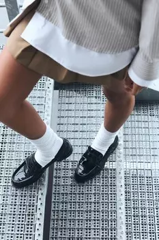 Пенни-лоферы ZARA, черный