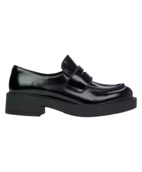 Пенни лоферы женские из натуральной кожи. Estro, черный