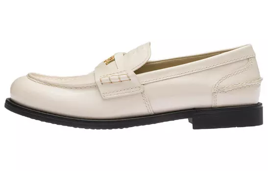 Пенни Женские повседневные туфли женские белые Miu Miu