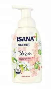 Пенное мыло ISANA White Blossom Белые цветы и зеленый чай 250 мл