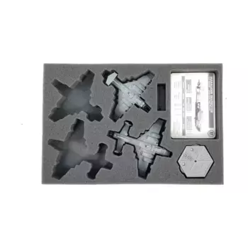 Пенопластовый лоток для разрушителя мародера/бомбардировщика (стойки для полетов в разобранном виде), Battle Foam - Games Workshop - Aeronautica Imperialis