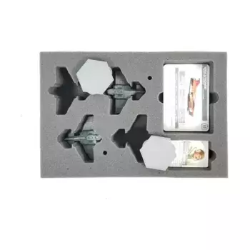 Пенопластовый лоток Thunderbolt Fighter (собранные летные стойки), Battle Foam - Games Workshop - Aeronautica Imperialis