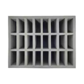 Пенопластовый поднос из 24 Бреттонских рыцарей, Battle Foam - Games Workshop - Warhammer - The Old World