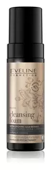 Пенящийся очищающий гель, увлажняющий и успокаивающий для чувствительной кожи Eveline Cosmetics Organic Gold