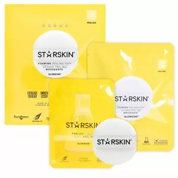 Пенящийся спонж для пилинга GLOWSTAR Starskin