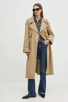 Pepe Jeans БЕЛЫЙ тренч, бежевый