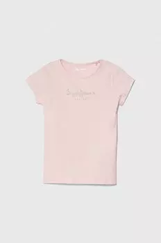 Pepe Jeans Детская футболка HANA GLITTER, розовый