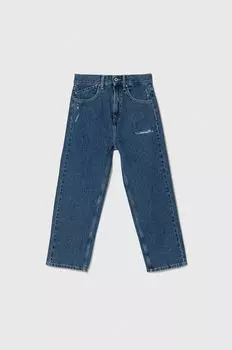 Pepe Jeans Детские джинсы LOOSE JEANS REPAIR JR, военно-морской
