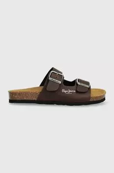 Pepe Jeans Детские тапочки, коричневый