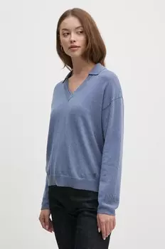Pepe Jeans ISELA POLO свитер из смесовой шерсти, синий