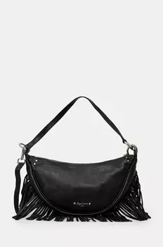 Pepe Jeans JANICE MAOS кожаная сумка, черный