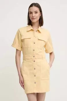 Pepe Jeans JILL джинсовое платье, желтый
