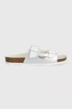Pepe Jeans Шлепанцы OBAN BAY G, серебряный