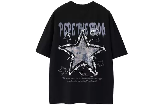 pepe the frog Футболка унисекс с лягушкой Пепе, Черный