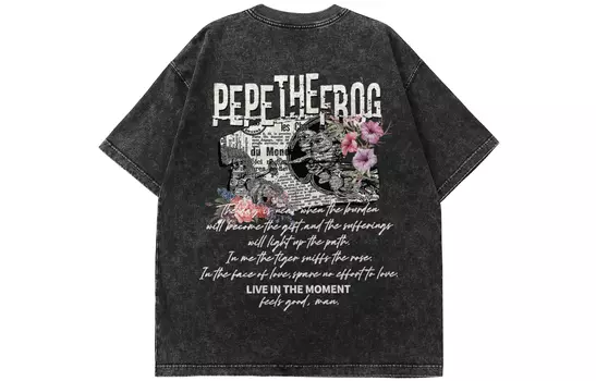 pepe the frog Футболка унисекс с лягушкой Пепе, Розовый