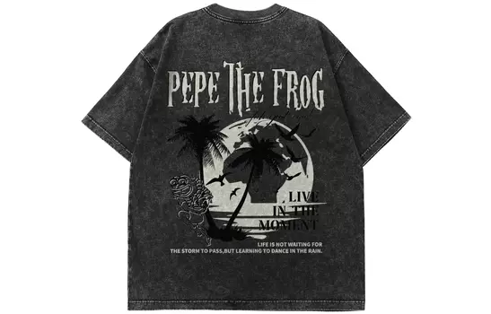 pepe the frog Футболка унисекс с лягушкой Пепе, Розовый