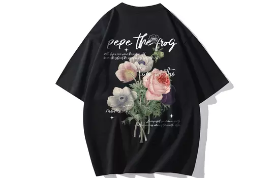 pepe the frog Футболка унисекс с лягушкой Пепе, Черный