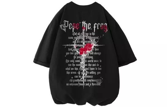 pepe the frog Футболка унисекс с лягушкой Пепе, Черный