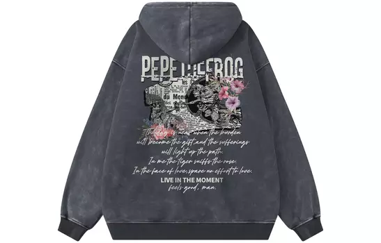 pepe the frog Толстовка унисекс «Лягушка Пепе», Черный/Серый