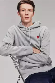 Пепельная толстовка H&M, серый