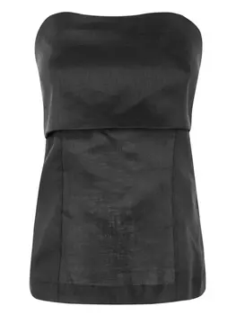 Пепита топ Semicouture, черный