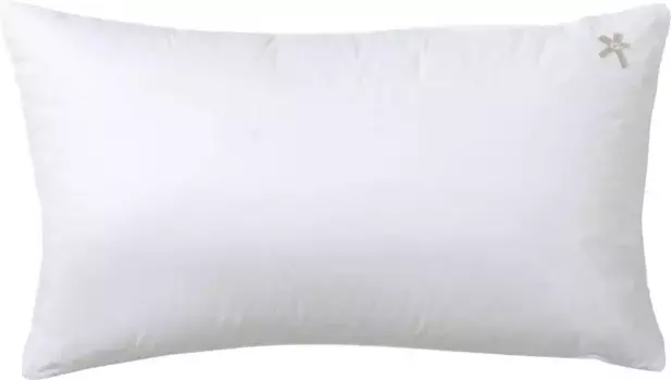 Перьевая подушка Centa-Star "Классик средняя подушка", наполнитель: 70% перо, 30% пух, (1 шт.) 80х80 см, белый