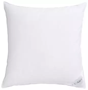 Перьевая подушка для дома "Подушка Trin 40x80 см, 80x80 см", наполнитель: 85% перо, 15% пух, чехол: хлопок, (1 штука), подушка, сертификат DOWNPASS, награда NOMITE Home affaire 80х80 см, белый