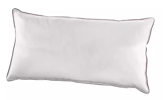 Перьевая подушка Hanse by RIBECO "Июль", наполнитель: 90% перо, 10% пух, (2 штуки), юбилейный выпуск 40х80 см, белый