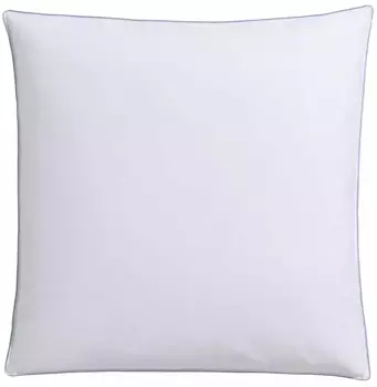 Перьевая подушка Hanse by RIBECO "Лина", наполнитель: 90% утиное перо, 10% утиный пух, чехол: 100% хлопок, (1 шт.) 80х80 см, белый