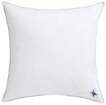 Перьевая подушка lgdrm "Подушка Lodiken 40x80 см, 80x80 см", наполнитель: перья, чехол: хлопок, (1 шт.), подушка, сертифицирована DOWNPASS и NOMITE 80х80 см, белый