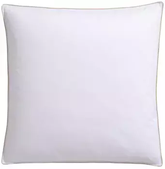 Перьевая подушка OBB "Эмилиас", наполнитель: 70% перо, 30% пух, чехол: 100% хлопок, (1 штука), постельное белье шварцвальдское, гипоаллергенное 40х80 см, белый